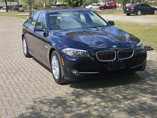 Blue 2011 BMW 528 i
