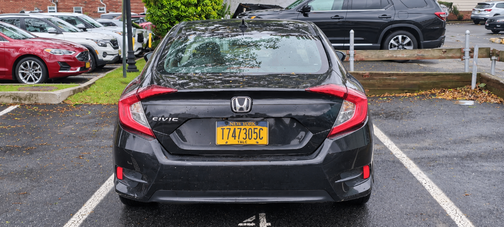 Black 2016 Honda Civic LX