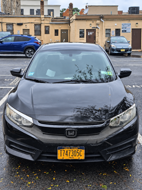 Black 2016 Honda Civic LX