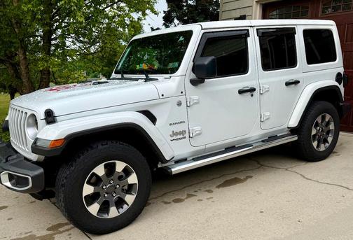 White 2021 Jeep Wrangler Unlimited Sahara