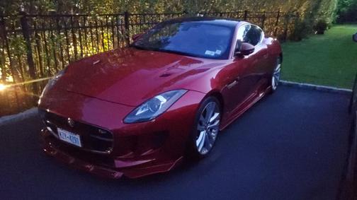 Red 2017 Jaguar F-TYPE S