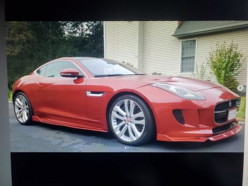 Red 2017 Jaguar F-TYPE S