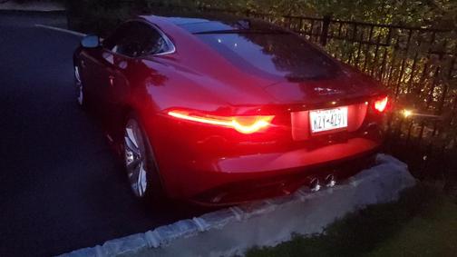 Red 2017 Jaguar F-TYPE S