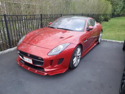 Red 2017 Jaguar F-TYPE S