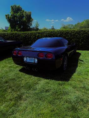 Blue 2001 Chevrolet Corvette Base