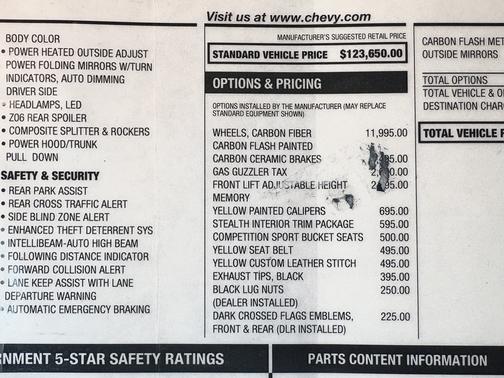 2024 Chevrolet Corvette Z06 w/3LZ