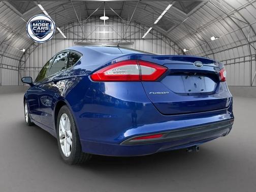 Blue 2015 Ford Fusion SE