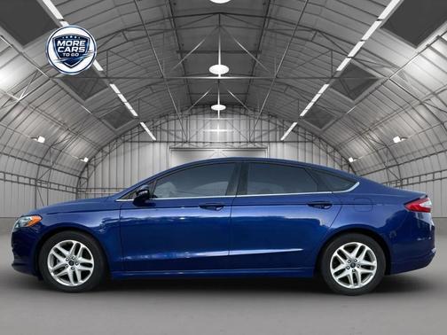 Blue 2015 Ford Fusion SE