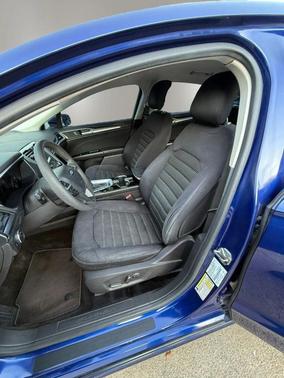 Blue 2015 Ford Fusion SE