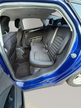 Blue 2015 Ford Fusion SE