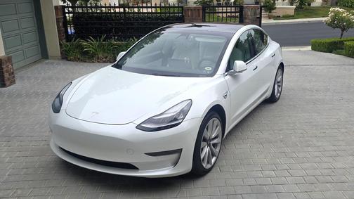 White 2020 Tesla Model 3 Standard Range Plus