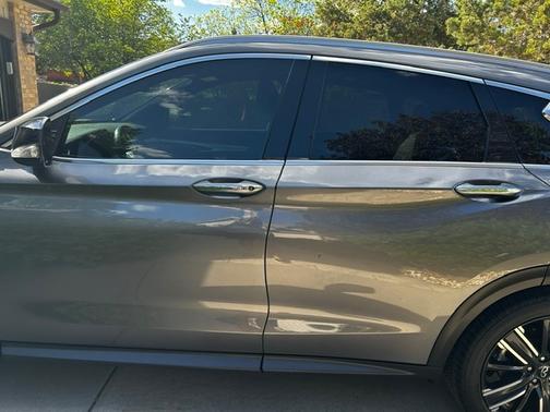 Gray 2021 INFINITI QX50 LUXE