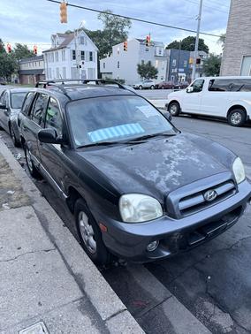 Black 2005 Hyundai SANTA FE LX
