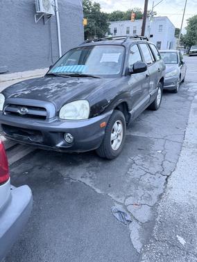 Black 2005 Hyundai SANTA FE LX