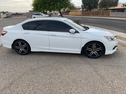 White 2017 Honda Accord Sport SE