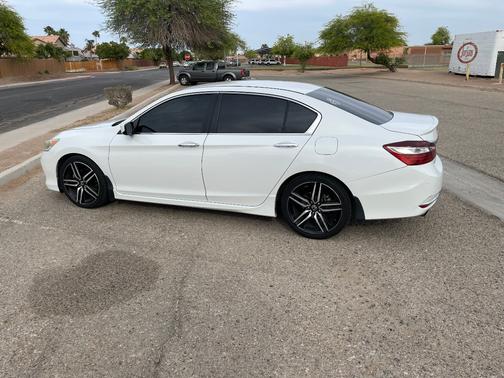 White 2017 Honda Accord Sport SE