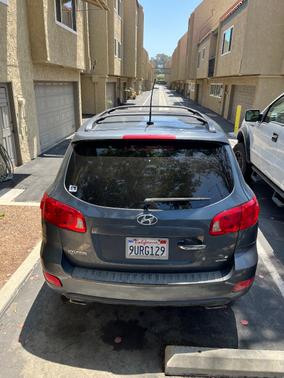 Gray 2007 Hyundai SANTA FE SE