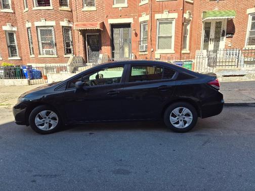 Black 2014 Honda Civic LX