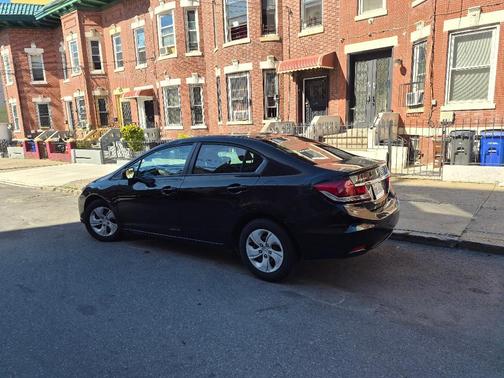 Black 2014 Honda Civic LX
