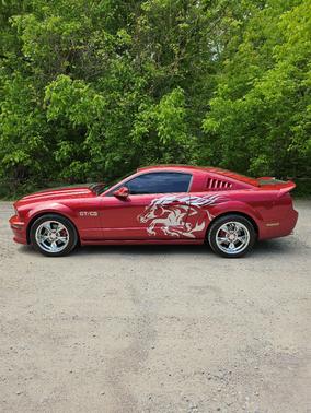 Red 2007 Ford Mustang GT