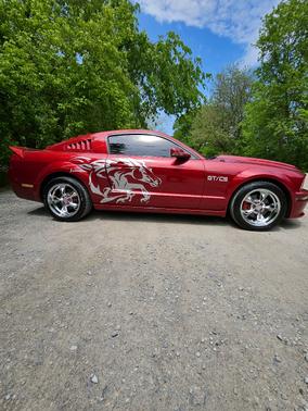 Red 2007 Ford Mustang GT