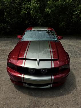 Red 2007 Ford Mustang GT