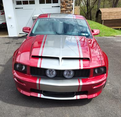 Red 2007 Ford Mustang GT