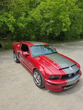 Red 2007 Ford Mustang GT