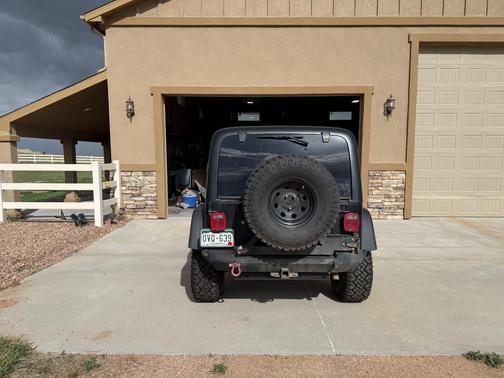 Black 2005 Jeep Wrangler X
