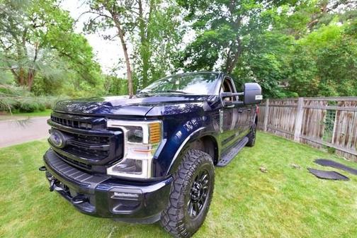 Blue 2022 Ford F-250 Lariat