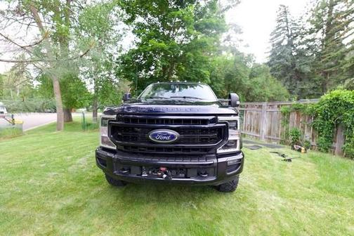Blue 2022 Ford F-250 Lariat