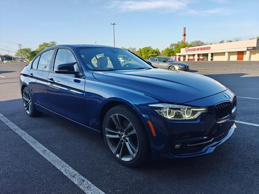 Blue 2017 BMW 330 i xDrive