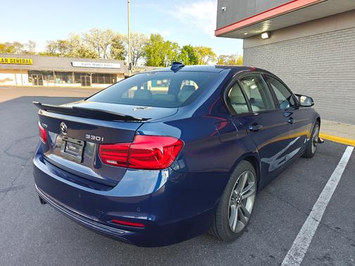 Blue 2017 BMW 330 i xDrive