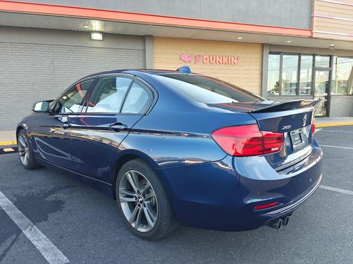 Blue 2017 BMW 330 i xDrive