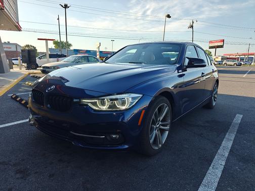 Blue 2017 BMW 330 i xDrive