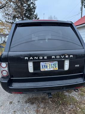 Black 2012 Land Rover Range Rover HSE