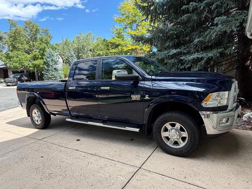Blue 2012 RAM 3500 Laramie