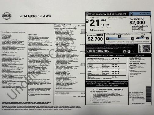 2014 INFINITI QX60 Base