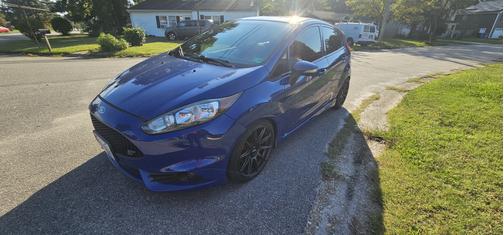 Blue 2015 Ford Fiesta ST