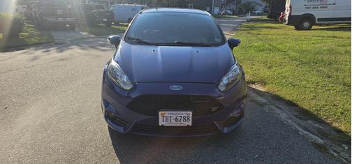 Blue 2015 Ford Fiesta ST