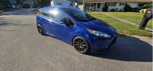 Blue 2015 Ford Fiesta ST