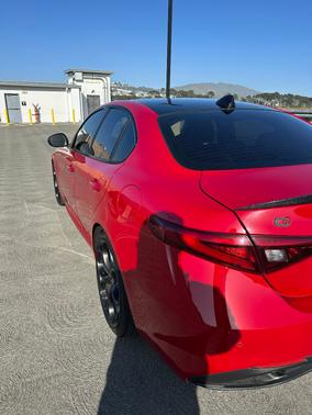 Red 2018 Alfa Romeo Giulia Ti Sport