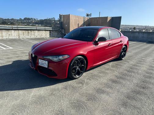 Red 2018 Alfa Romeo Giulia Ti Sport
