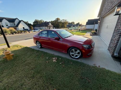 Red 2011 Mercedes-Benz C-Class C 300