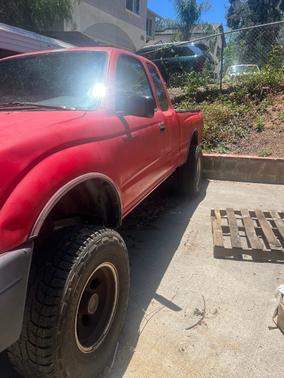Red 1999 Toyota Tacoma PreRunner Xtracab