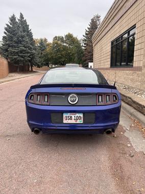 Blue 2013 Ford Mustang GT Premium