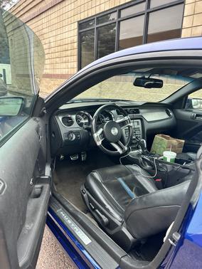 Blue 2013 Ford Mustang GT Premium