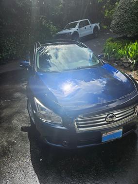 Blue 2014 Nissan Maxima SV