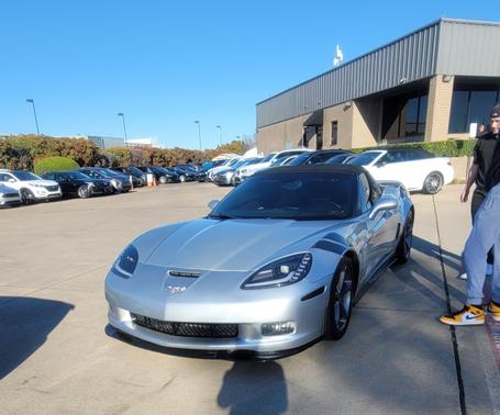 Silver 2010 Chevrolet Corvette Grand Sport