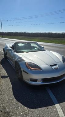 Silver 2010 Chevrolet Corvette Grand Sport
